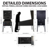 Detailed Dimensions For A Virtual Pinball/arcade Combo Machine