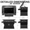 Detailed Dimensions 3-Sided Tilt Cocktail Table Arcade Machine