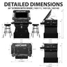 Detailed Dimensions Of Arcade Base Riser