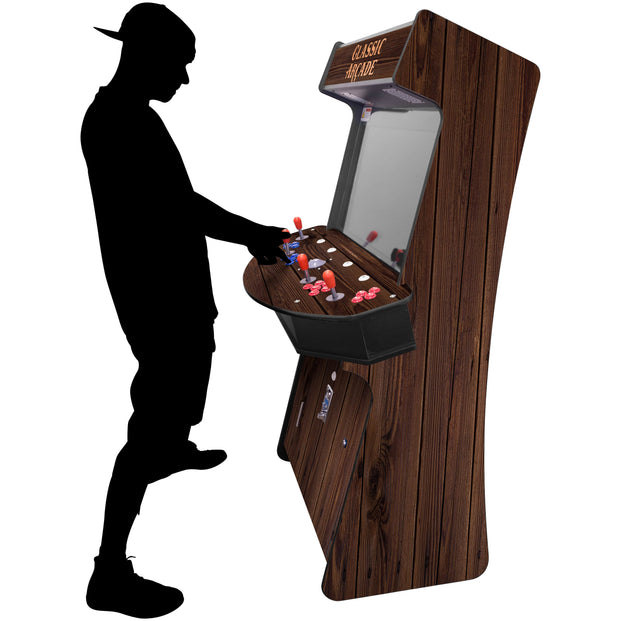 Dark Brown Wood-grain Sniper Arcade Machine