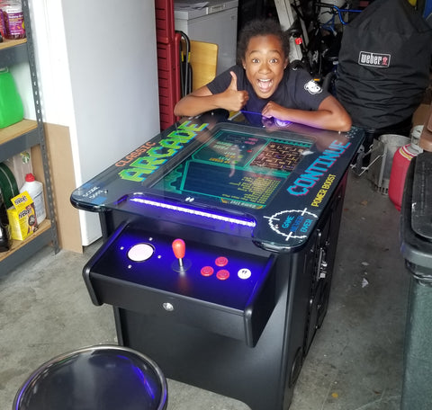 Person With Creative Arcade Cocktail Arcade.