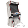Classic Arcade Machine With A Light Wood Grain