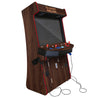 Classic Arcade Machine With Dark Wood Grain