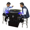 Cocktail Arcade Machine | Arcade Riser Included | Round Glass Top Creative Arcad2 Player Cocktail Arcade Tablees 