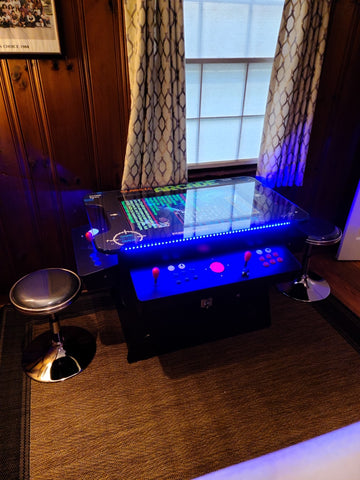 Cocktail arcade machine