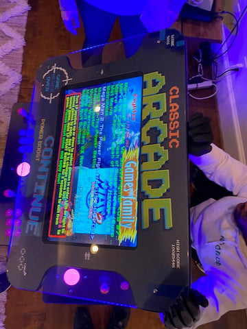 Top-down View Of A "classic Arcade" Cocktail Table Machine