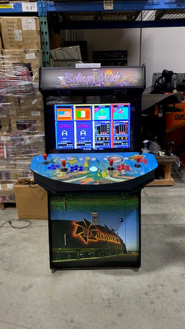 Arcade Machine With Bridge Graphics