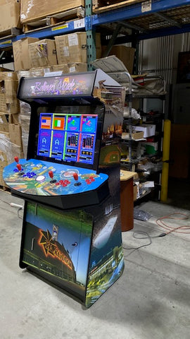 Arcade Machine In Warehouse.