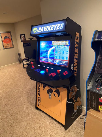 Iowa Hawkeyes Arcade Machine