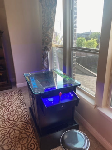 Black Arcade Cocktail Table Machine