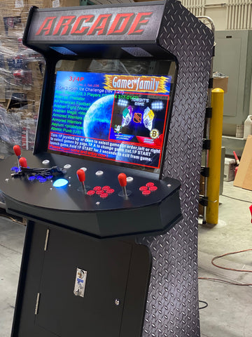 Diamond Plate Arcade Machine