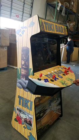 Tiki Bar Themed arcade machine