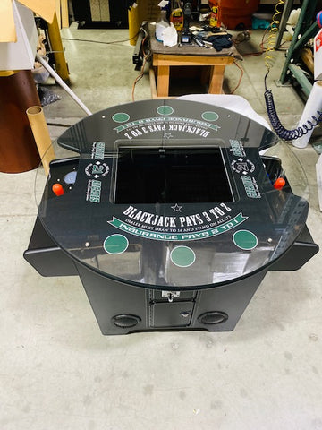 'blackjack Pays 3 To 2' Arcade Cocktail Table Machine