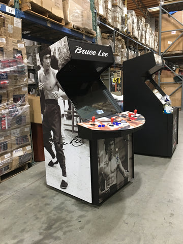 Bruce Lee themed arcade machine
