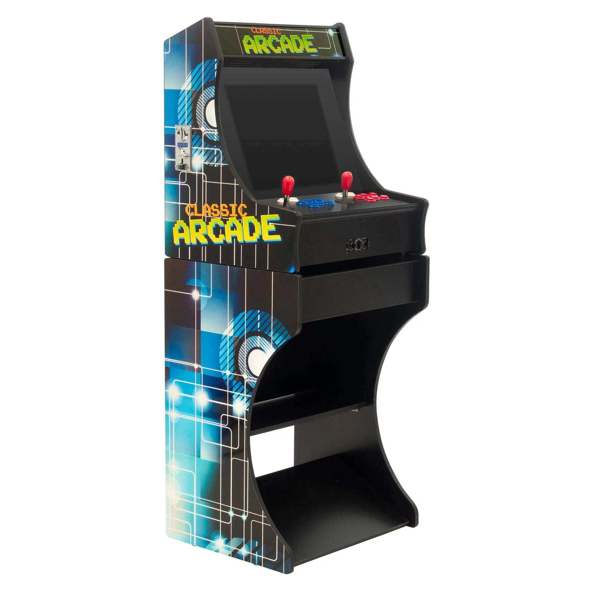 2p Mini Arcade Machine - 19" Lcd | Portable Tabletop Arcade